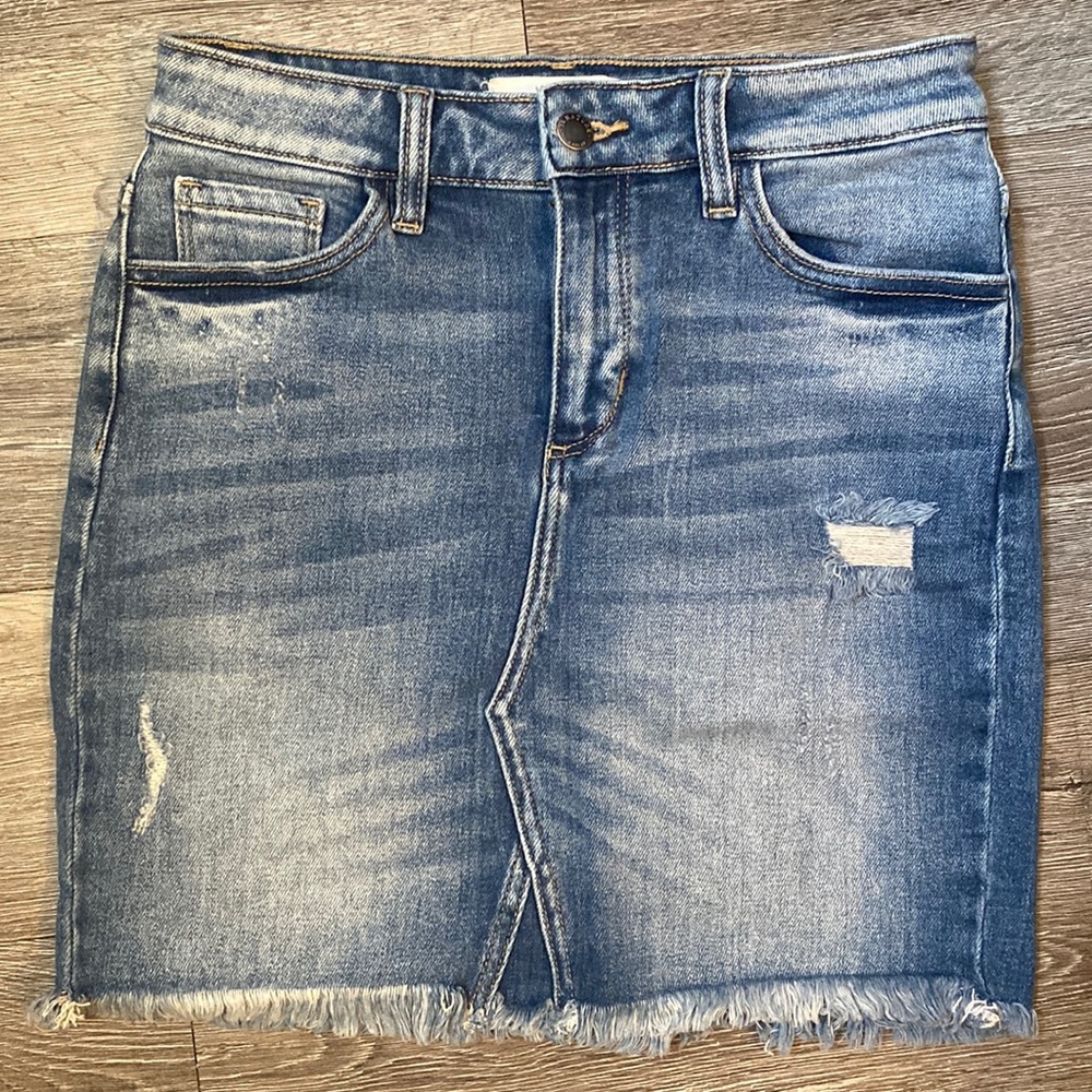 Jean skirt, stretchy, KanCan size 27